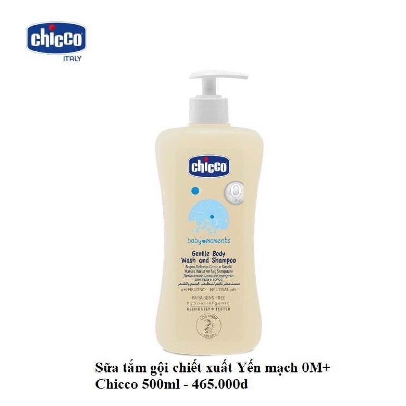 sữa tắm gội cho bé CHICCO