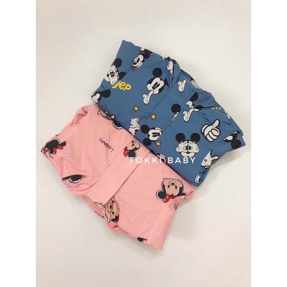 Áo khoác lót nỉ hình Mickey dư xịn ABA001