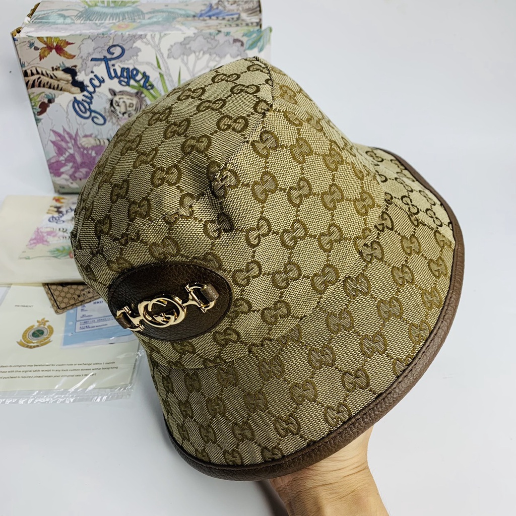 Nón vành tròn , Mũ buckey Gc khuy đồng full box hộp cực đẹp