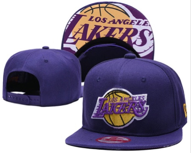 Mũ Snap Back Bóng rổ Lakers