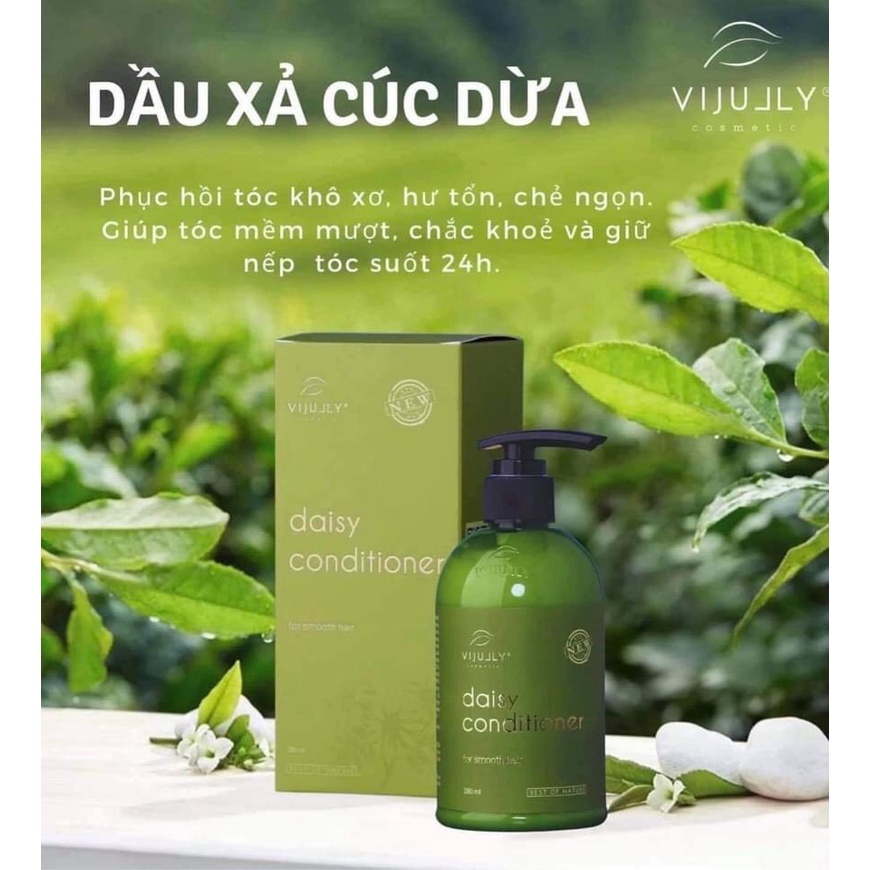 Dầu xả dừa - Daisy Conditioner - Dưỡng Tóc Hư Tổn, Suôn Mượt, Giữ Nếp Khi Uốn, Nhuộm