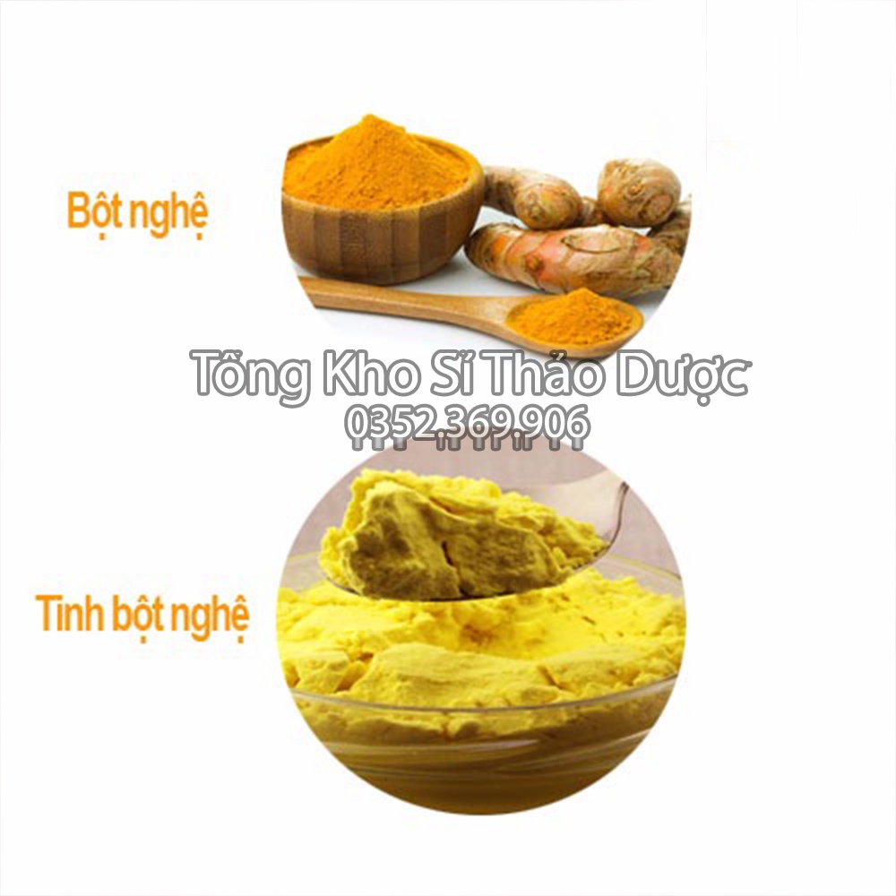 Tinh bột nghệ vàng 100g (hỗ trợ tiêu hóa, giảm đau dạ dày, bột đắp mặt làm đẹp)
