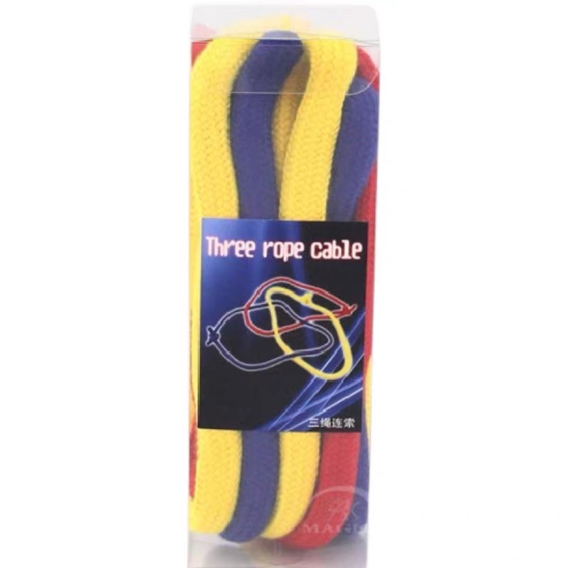 Ảo Thuật Dây Liên 3  Liên Kết, Lồng Vào Nhau, Linking Rope, Đạo Cụ Biểu Diễn Sân Khấu, Đồ Chơi Sáng Tạo, Trí Tuệ Cho Bé