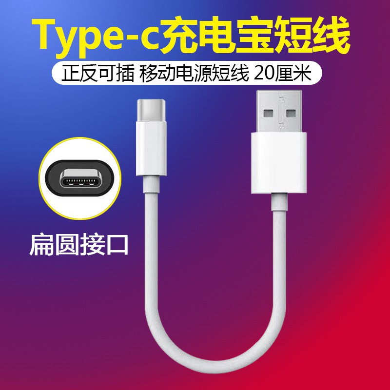 Dây Cáp Sạc Ngắn type-c 25cm Cho iphone android letv