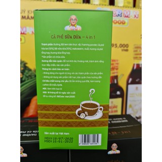 Hộp cà phê sữa dừa Color Man( hộp 20 gói)
