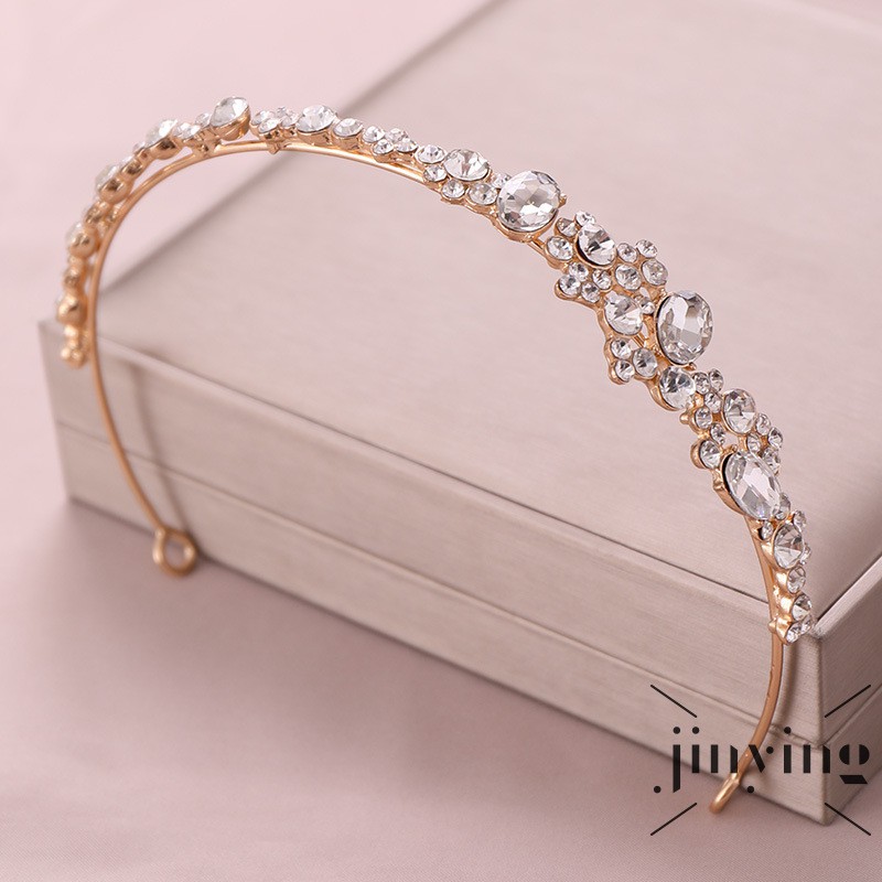 Vương miện cài tóc GETNOIVAS đính đá lấp lánh cho nữ