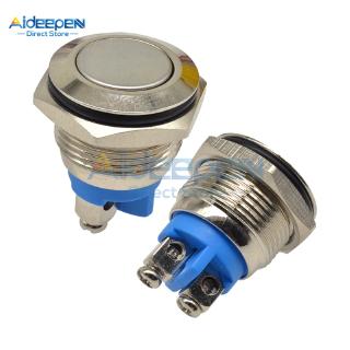 Nút nhấn kim loại mini 16mm 19mm 250v 5a
