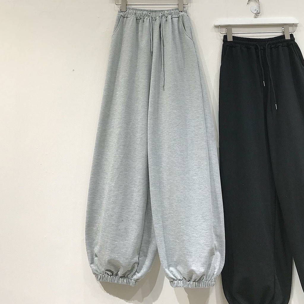 Quần Vải Jogger Form Rộng Có Cạp Chun Dây Rút Jogger Thun Bo Gấu Năng Động Trẻ Trung Chất Vải Dày Dặn Cực Đẹp Doxy 2498