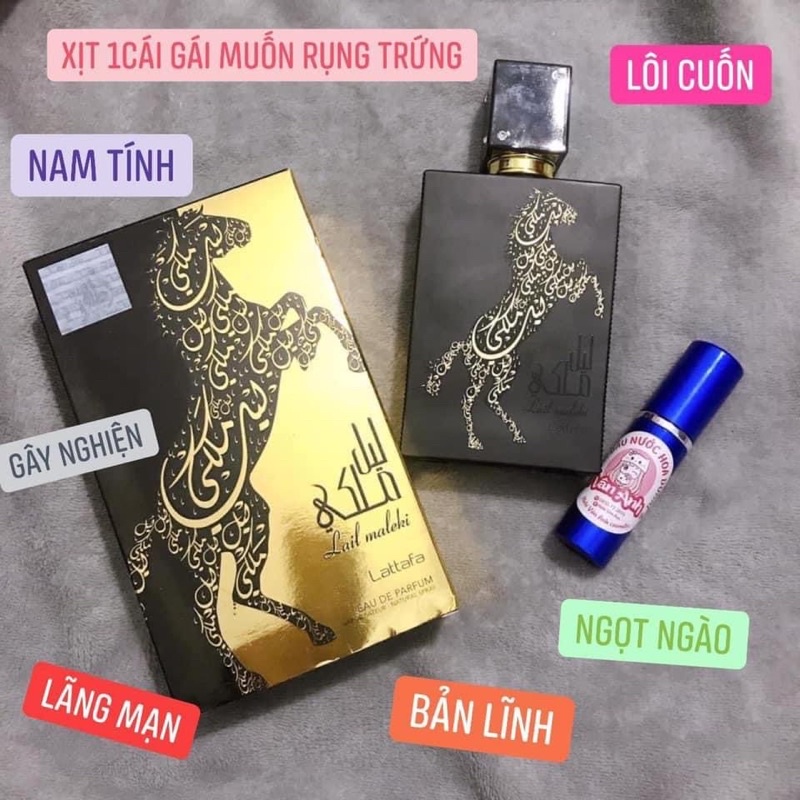 MÙI VIP- NƯỚC HOA NAM NỘI ĐỊA DUBAI – LATTAFA LAIL MALEKI 100ML – NGỰA – CHÍNH HÃNG | BigBuy360 - bigbuy360.vn
