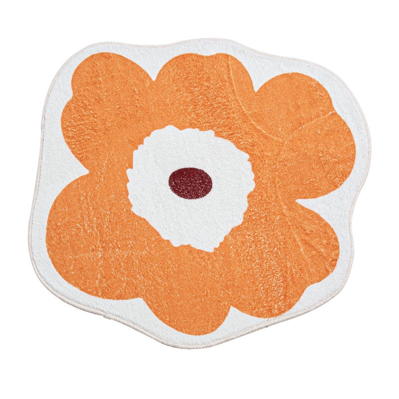 Thảm Chùi Chân Hình Hoa Chống Trượt Phong Cách Bắc Âu Trang Trí Nhà Cửa