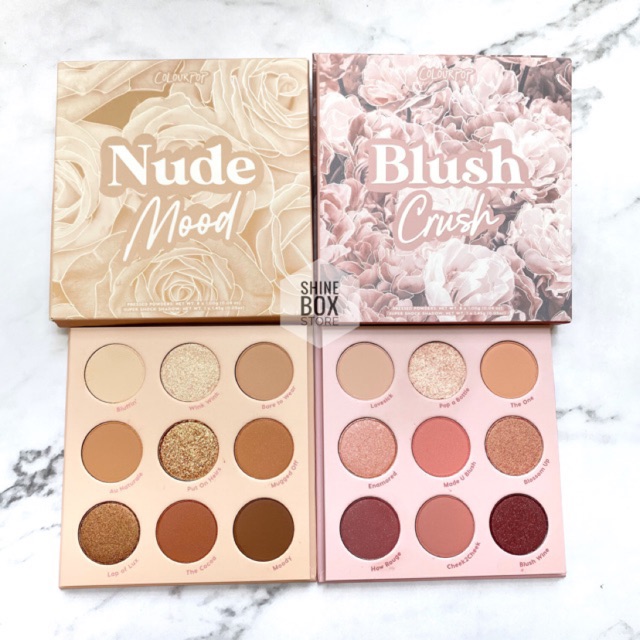 ✨ Bảng mắt Colourpop 9ô BLUSH CRUSH + NUDE MOOD + BABY GOT PEACH ✨ | WebRaoVat - webraovat.net.vn