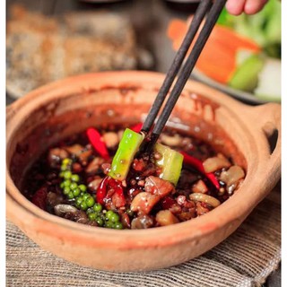 KHO QUẸT TÔM KHÔ- TÓP MỠ 400GRAM