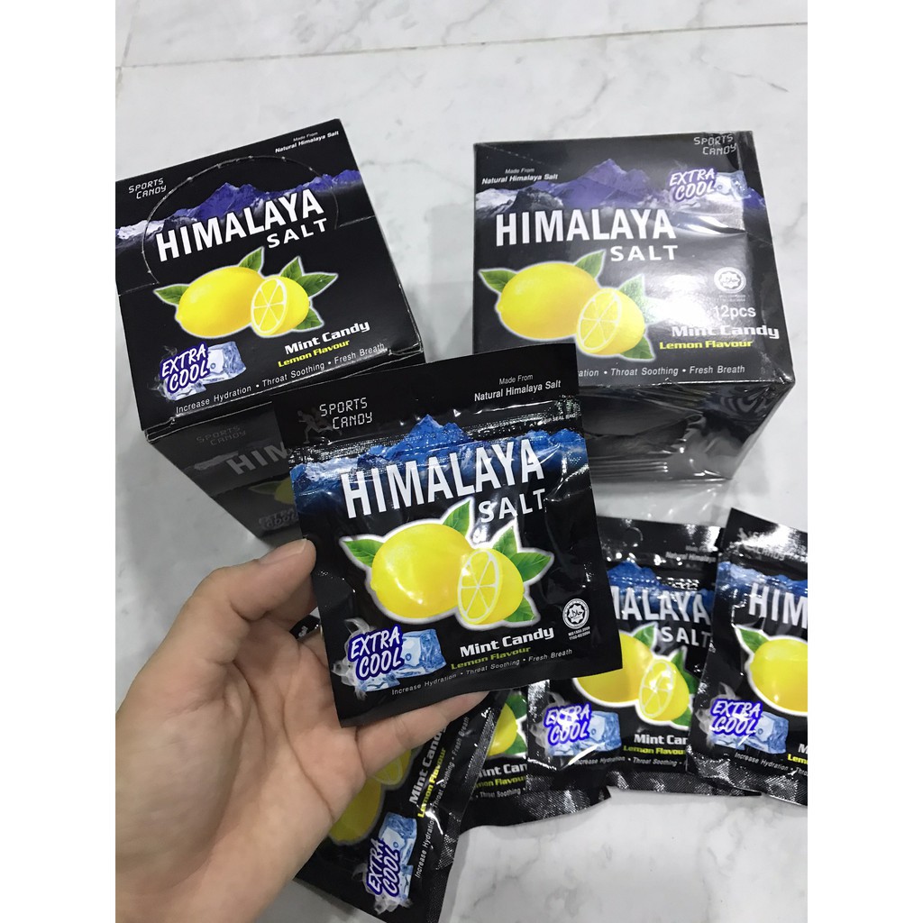 Kẹo Ngậm Chanh Muối Himalaya 1 Hộp 12 Gói 15gram | BigBuy360 - bigbuy360.vn