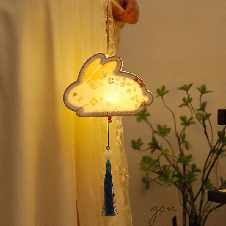 Đèn lồng trung thu DIY phong cách Trung Hoa nhiều họa tiết, trang trí tết Trung Thu cực đẹp - Daru Home