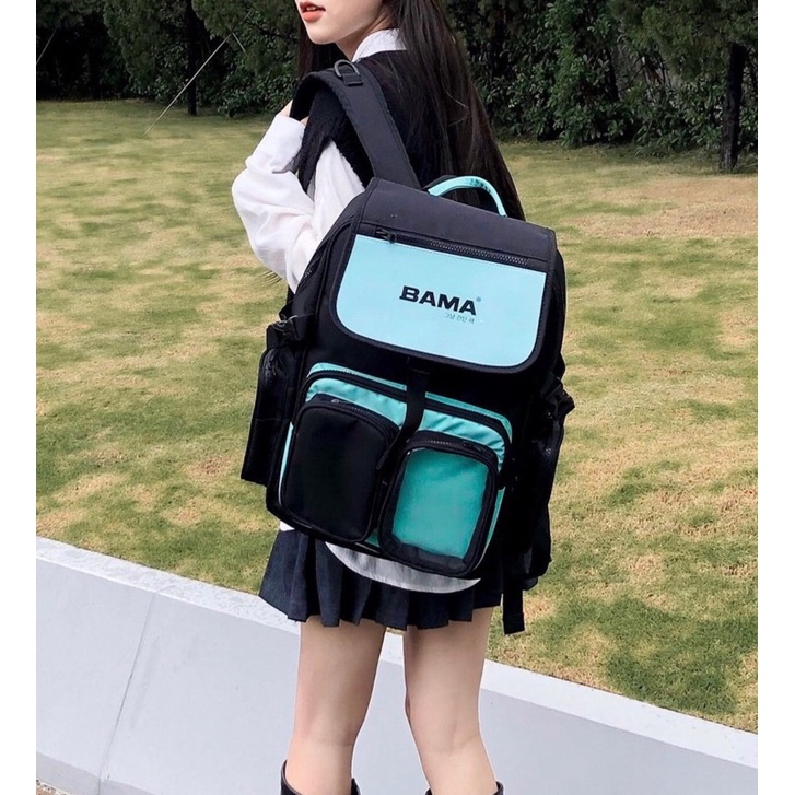 Balo Bama 444 Backpack Hologram (Tặng Kèm Bông 7 Màu) 2810 Clothes Shop Balo Bama Đi Học Đi Chơi Ulzzang Unisex