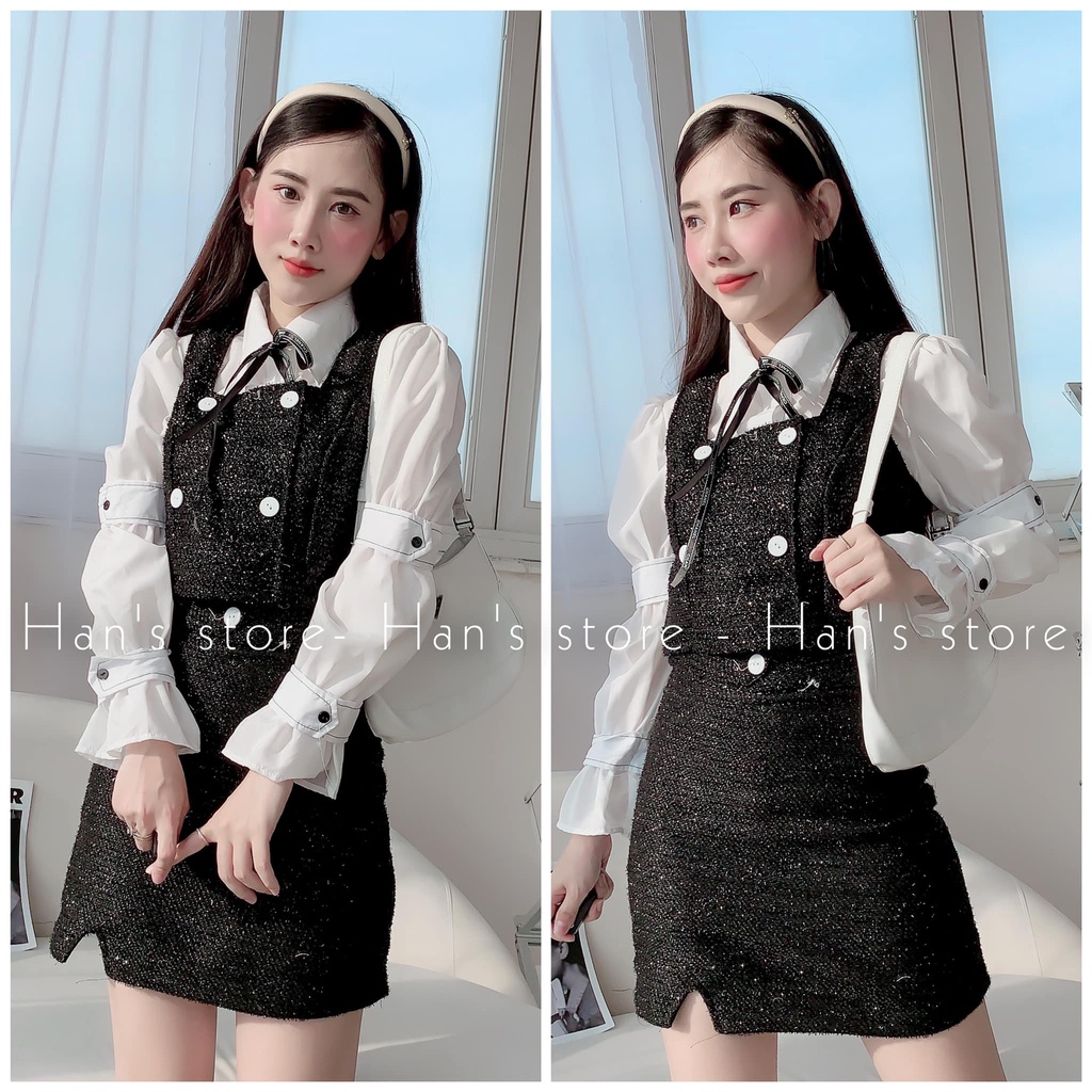 BỘ TWEED GHILE ( ẢNH THẬT )