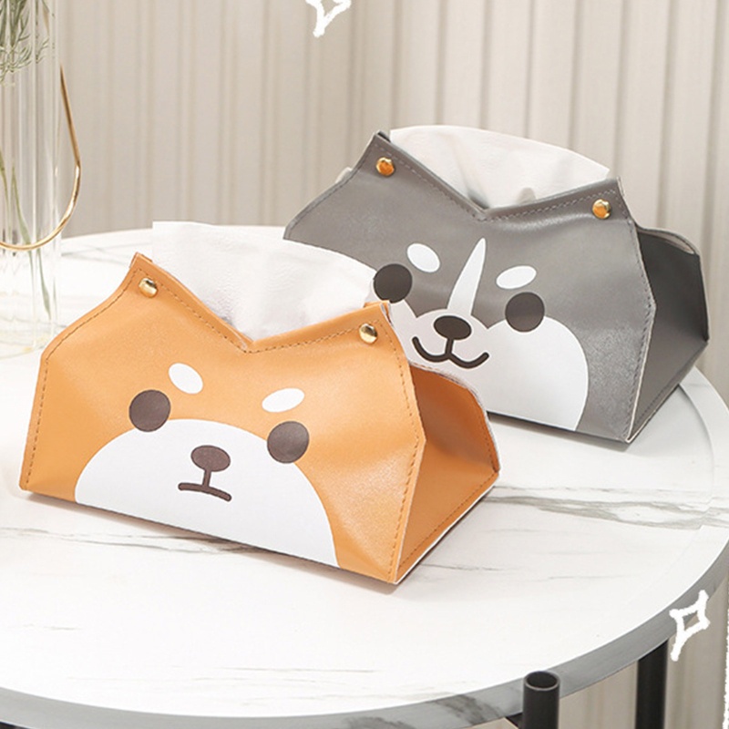 Hộp Đựng Khăn Giấy Bằng Da PU Hình Chữ Nhật Dùng Một Lần Cho Nhà Tắm