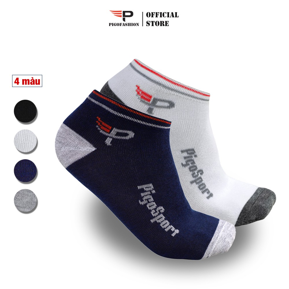Bộ 10 đôi vớ nam cổ ngắn thoáng mát VN02-1 PigoFashion