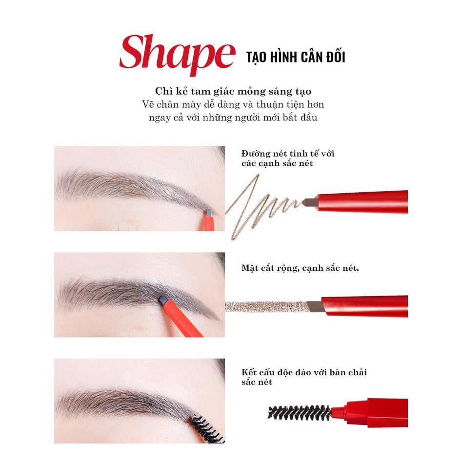 Chì Kẻ Mày Espoir The Brow Balance Pencil