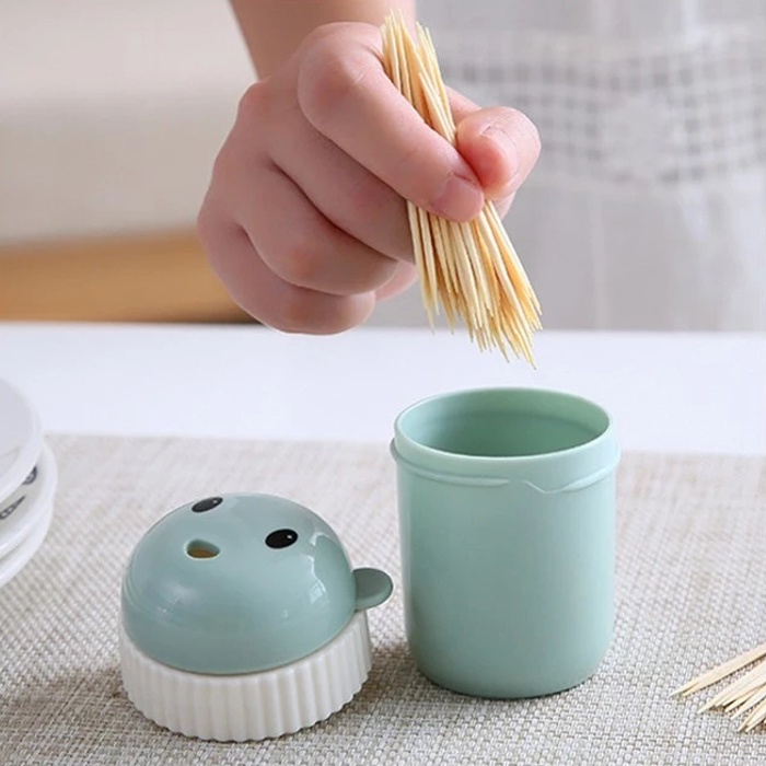 Chai đựng tăm xỉa răng kiểu dáng đơn giản bắt mắt