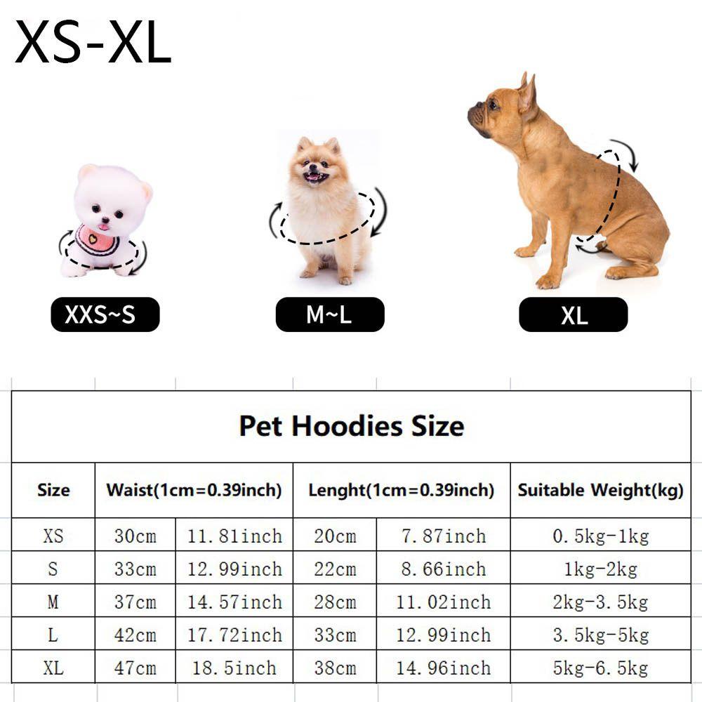 Áo Hoodie Mùa Đông Xinh Xắn Cho Thú Cưng