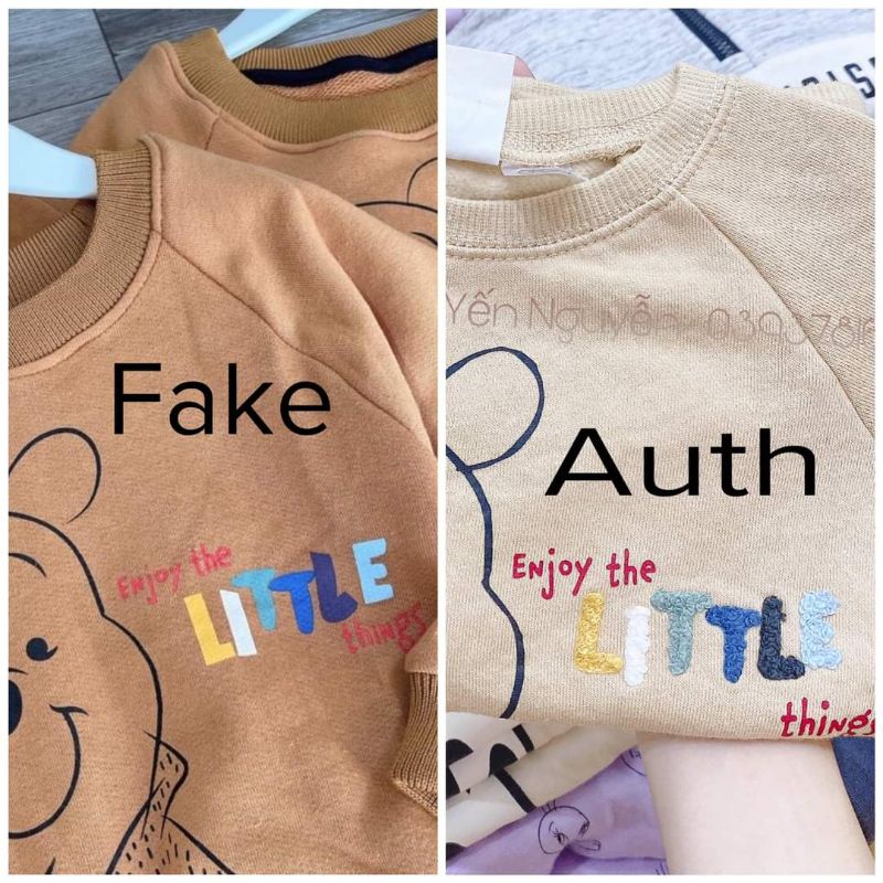 BỘ GẤU POOH VÀNG H&M BÉ TRAI