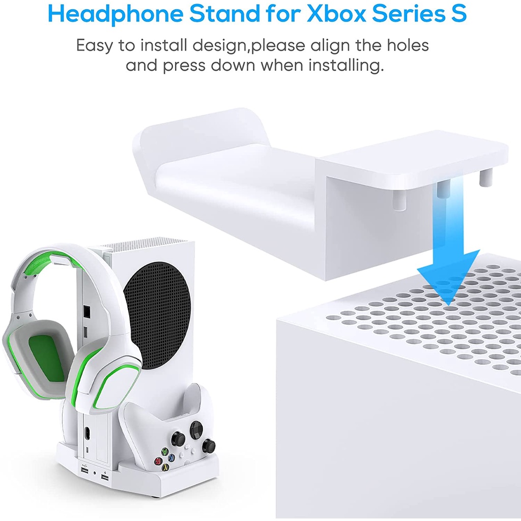 IPEGA Đế Sạc Đứng Làm Mát Cho Tay Cầm Chơi Game Xbox Series S