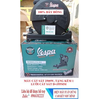 [Hàng chính hãng] MÁY CẮT SẮT Vespa 2500W