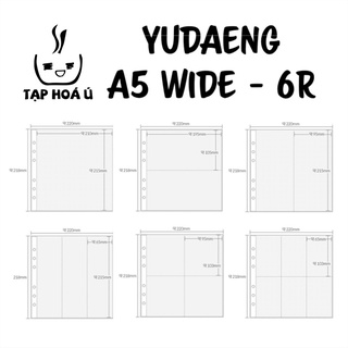 SHEET YUDAENG CHO BÌA A5 TO (6 CÒNG) - NHIỀU LOẠI
