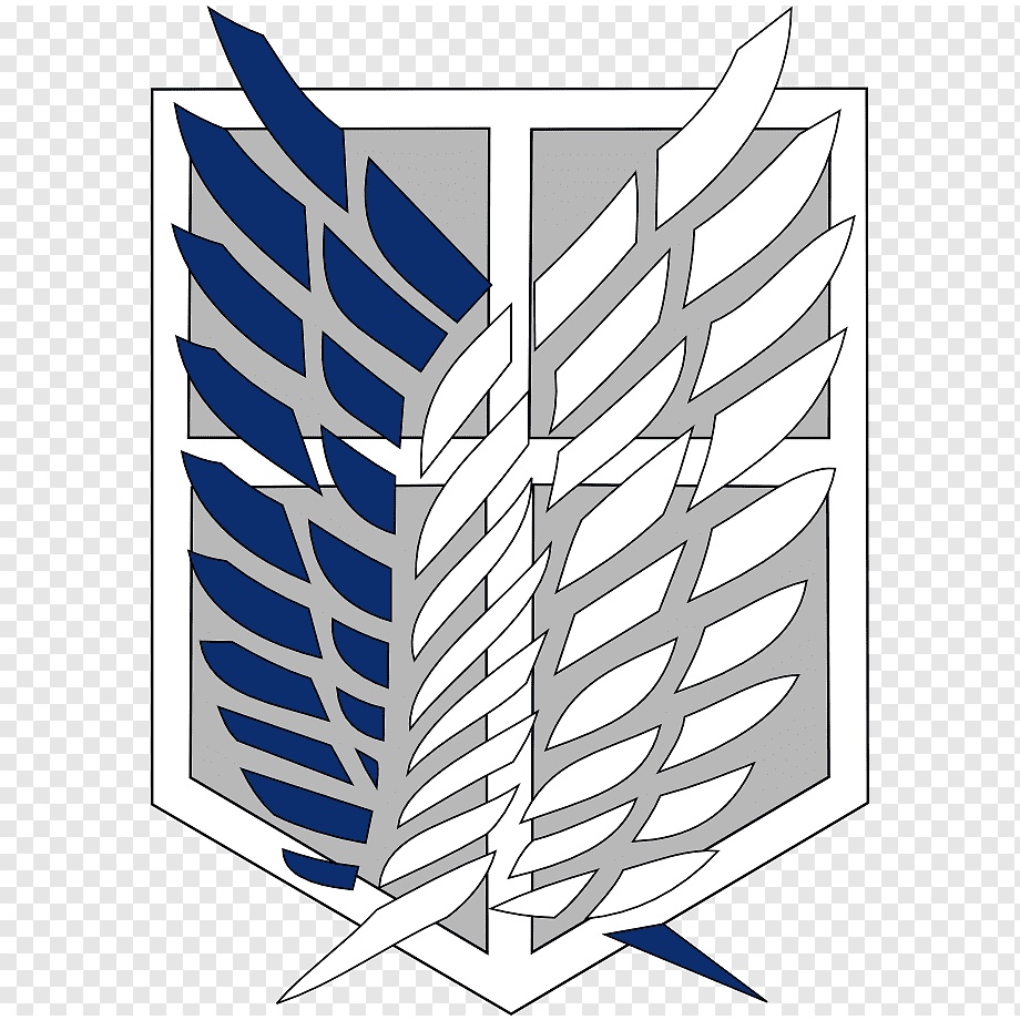Logo AOT ủi áo Attack On Titan Biểu Tượng Đôi Cánh Tự Do LOGO ỦI STICKER ỦI DECAL ỦI