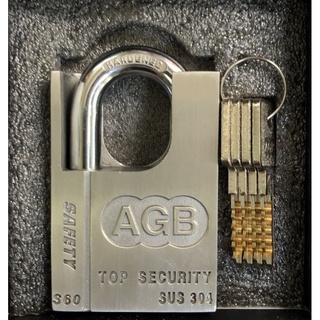 Ổ khóa chống cắt agb s60 inox sus 304