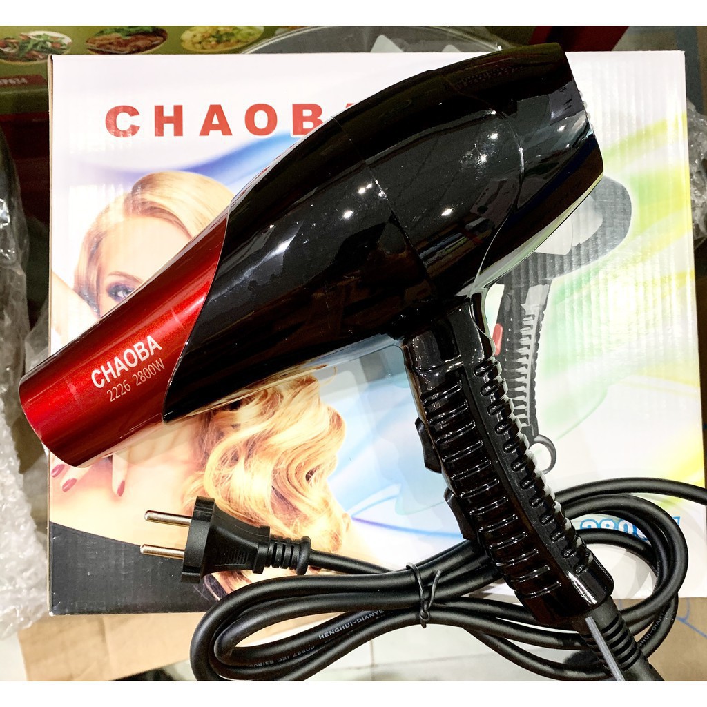 Máy sấy tóc CHAOBA 2226 H2Pro 2800W công suất lớn,máy sấy tóc chuyên nghiệp 4 chế độ nóng-lạnh cho salon(TẶNG ĐẦU THỔỈ)