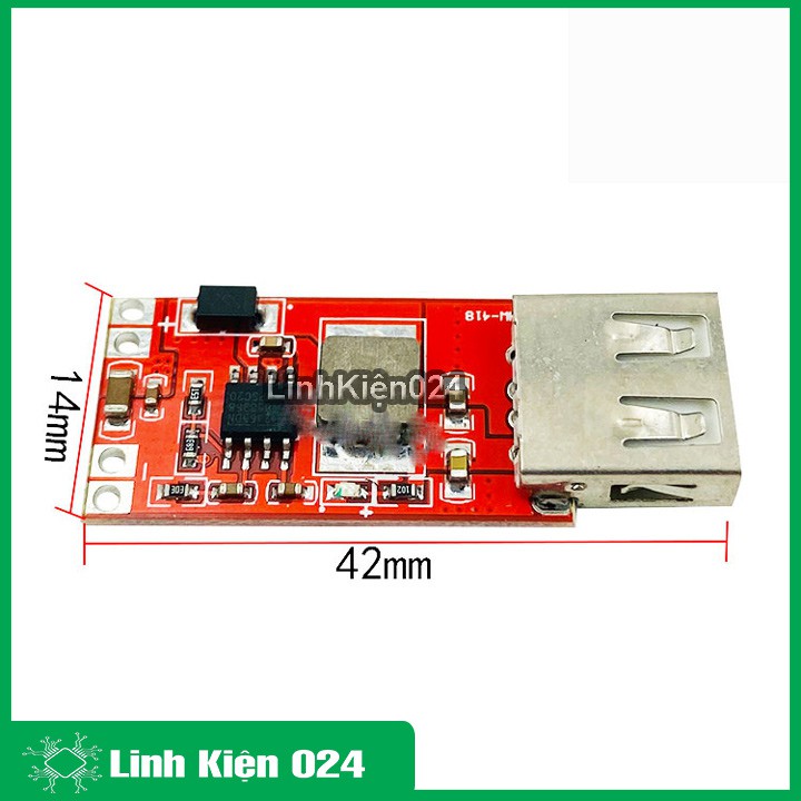 Module Hạ Áp Buck DC-DC 3A In 4.5 - 28VDC Out 5VDC 92% Đầu Ra USB