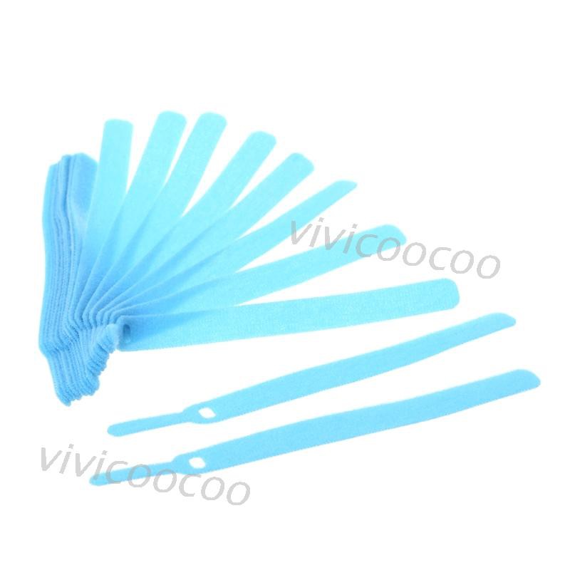 Set 20 đai khóa gài cố định dây cáp tai nghe có thể tái sử dụng tiện dụng