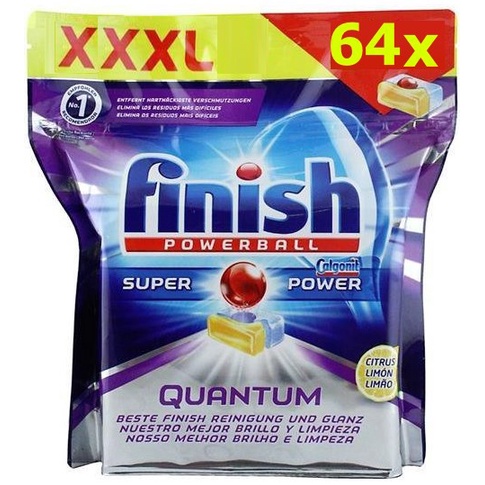 Viên rửa bát Finish Quantum Max 60 Viên 14 in 1 cao cấp