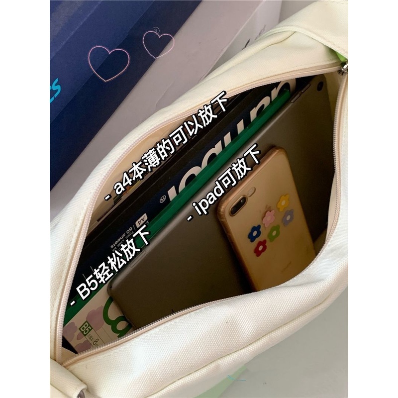 Túi Xách Canvas Màu Gradient Phong Cách Nhật Bản