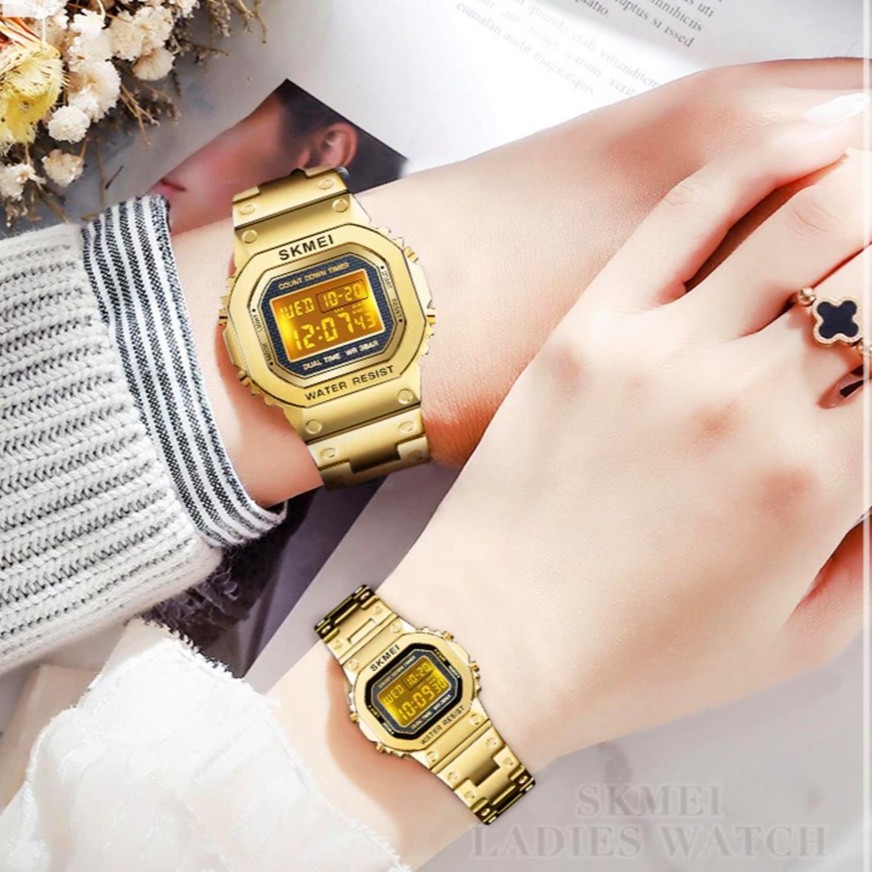 Đồng hồ thể thao nam nữ Skmei SKM02 chính hãng cao cấp, điện tử, đầy đủ chức năng, dây thép đúc, thời trang | BigBuy360 - bigbuy360.vn