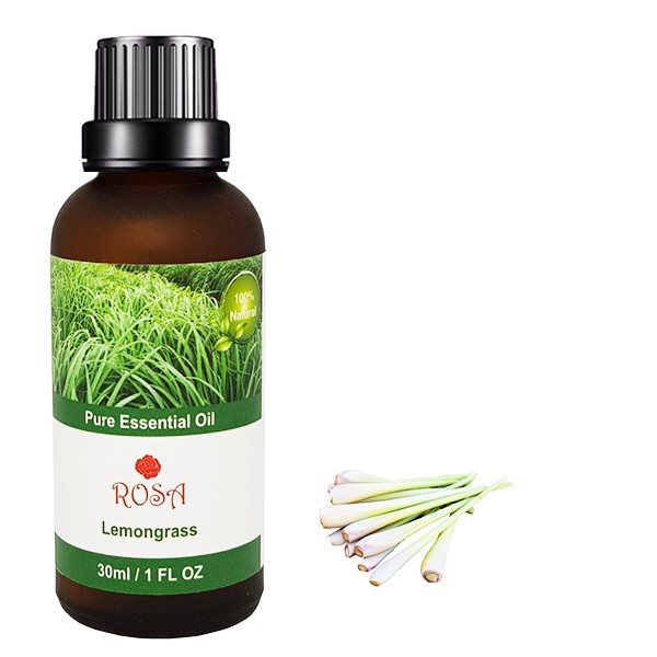 Tinh Dầu Sả Chanh thiên nhiên 30ml, xông thơm phòng thư giãn, ngâm tắm, lau sàn nhà, đuỗi muỗi, treo xe ô tô