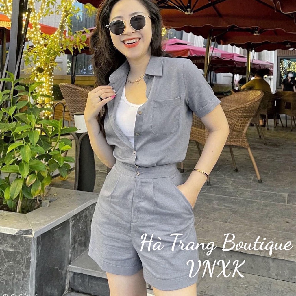 Sét 1 túi cộc, Áo đũi cổ đức,  4 size S M L XL chất đũi hàn mềm mịn