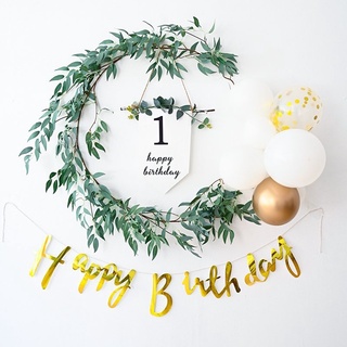 BANNER VẢI TRANG TRÍ SINH NHẬT PHONG CÁCH HÀN QUỐC