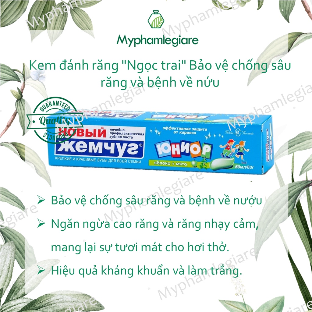 Kem đánh răng &quot;Ngọc trai&quot; Bảo vệ chống sâu răng và bệnh về nứu