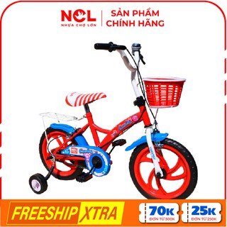 Xe đạp trẻ em Nhựa Chợ Lớn K105 - M1818-X2B - 12 inch, dành cho bé từ 3-4 tuổi