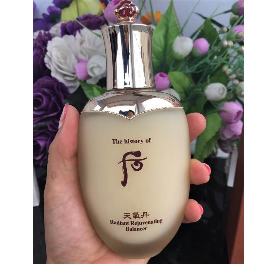 Nước hoa hồng Whoo tái sinh Radiant Rejuvenating Balancer 150ml - MS11 ( whoo tái sinh ) ( The history of Whoo) | BigBuy360 - bigbuy360.vn