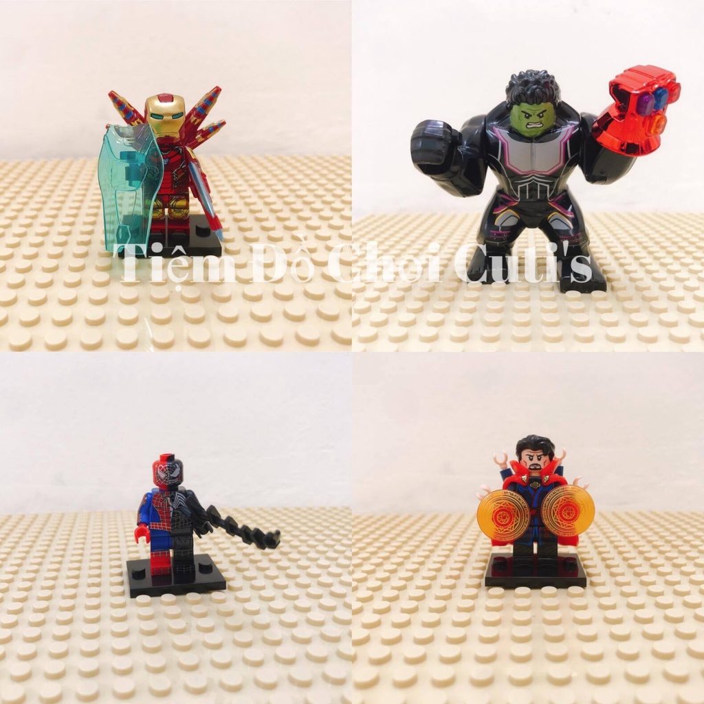 Đồ chơi lắp ráp mô hình 10 nhân vật siêu anh hùng hot nhất Mavel- The Avengers, Minifigures Super Hero