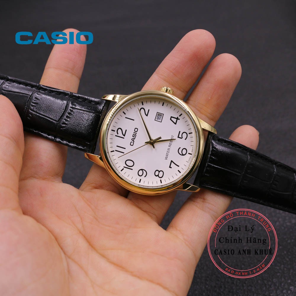 Đồng hồ nam Casio MTP-V002GL-7B2UDF dây da