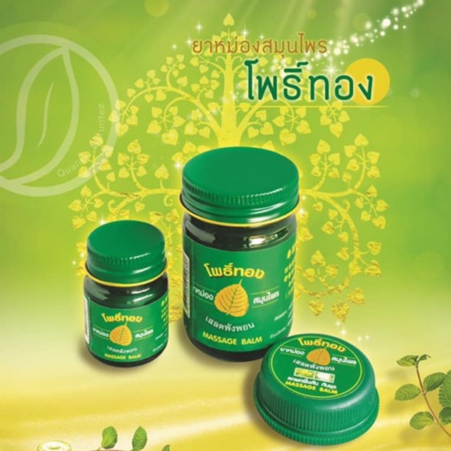 Dầu Cù Là Lá Bồ Đề Thái Lan Massage Balm Pho Thong Giảm Đau Khớp, Căng Thẳng, Đau Đầu, Vết Côn Trùng Cắn - LAI'S STORE