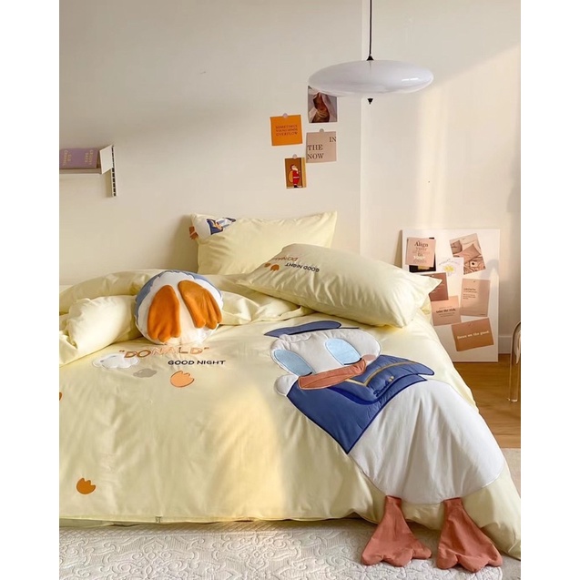 Set ga nỉ nhung Disney IGUN BEDDING chất nỉ nhung mềm mịn