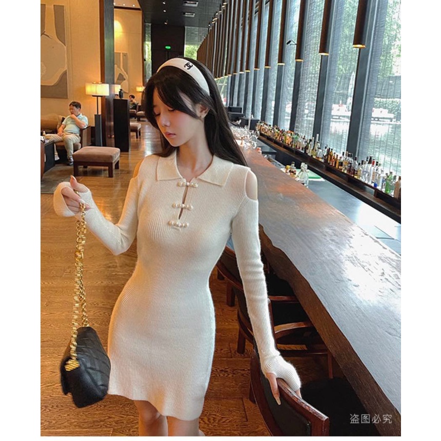 Đầm Dệt Kim Sườn Xám "Chủ Nghĩa Lãng Mạn" Nhẹ Nhàng Siêu Cổ Tích Cho Nữ