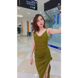Váy lụa cổ Đổ