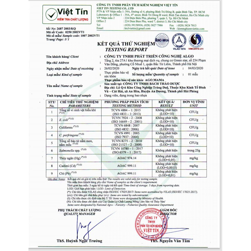 Viên uống Ago Mama chống thai lưu, sảy thai, dị tật bổ sung DHA, Kẽm, Vitamin cho phụ nữ trước và sau sinh